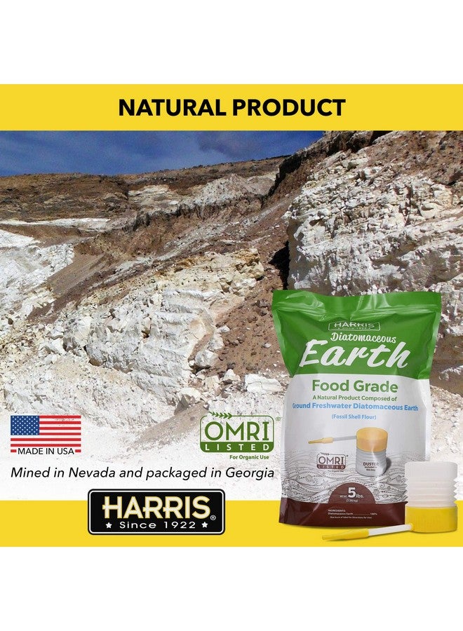 Harris Diatomaceous Earth Food Grade, 5lb with Powder Duster Included in The Bag - Image 2