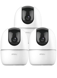 Three Ranger 2 cameras advanced night vision technology and 3 megapixel resolution to secure your home in all circumstances privacy mode Alexa Google Assistant human detection and two way audio