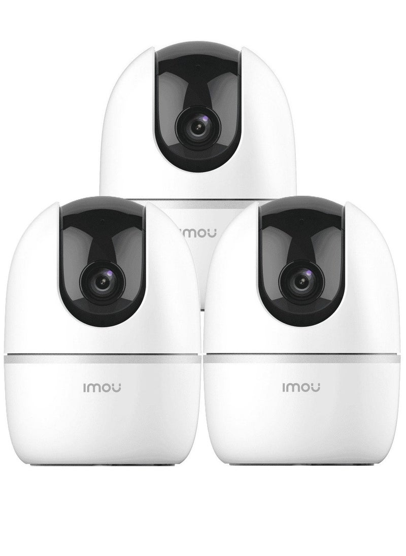 IMOU - Three Ranger 2 cameras advanced night vision technology and 3 megapixel resolution to secure your home in all circumstances privacy mode Alexa Google Assistant human detection and two way audio - Image 1