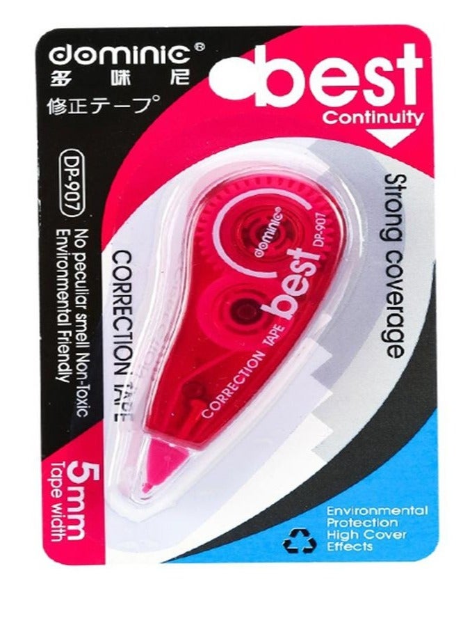 Best Correction tapes 8 meters, 5mm width (Assorted Colors) 12-Pieces - Image 2