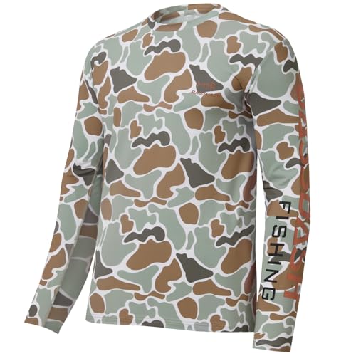 BASSDASH Mens Camo Fishing Shirts UPF 50 Long Sleeve Quick Dry Lightweight TShirts for Outdoor Hiking Kayaking FS37M - Image 1