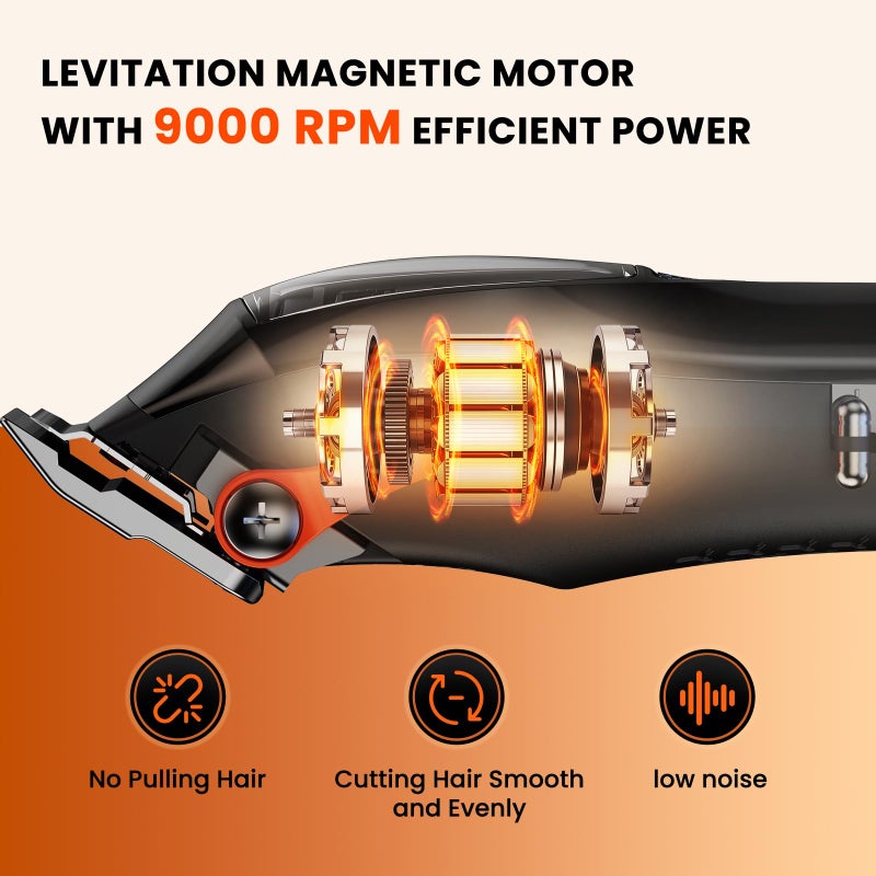 Maxgroom Professional Cordless Hair Clippers for Men with DLC Self-Sharped Blade, No Pulling or Snagging, Barber Clippers Fades Set, Electric Beard Trimmer, Foil Shaver, Hair Cutting Kit, Ideal Gift for Men - Image 2