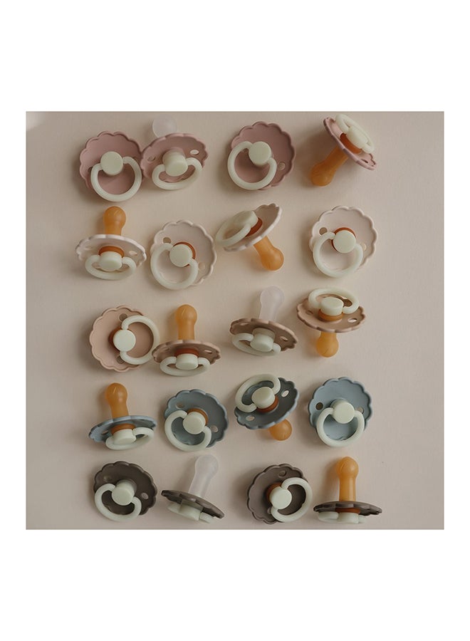 FRIGG Daisy Silicone Baby Pacifier  0-6M 1-Pack Blush Night - Size 1 - Image 3