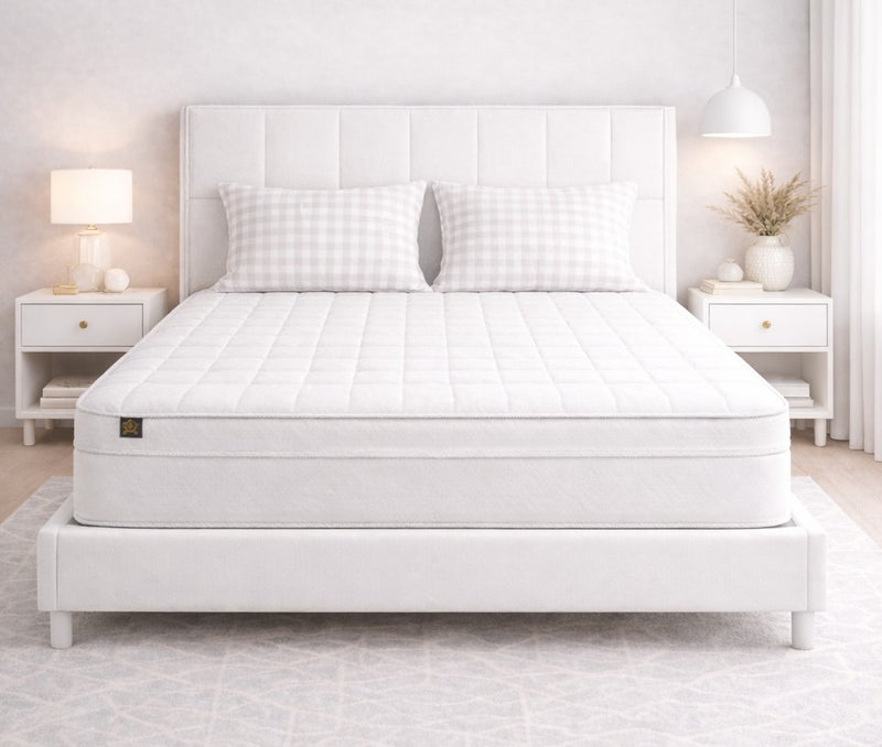 ريكسال هوم مرتبة Rexal Home Euro Heaven بريميوم بنظام النوابض الجيبية – سماكة 30 سم، ميموري فوم مع جل مبرد، فوم عالي المرونة، دعم متوسط الصلابة، تخفيف الضغط وعزل حركة منخفض، مقاس كينج 180 × 190 سم - Image 1