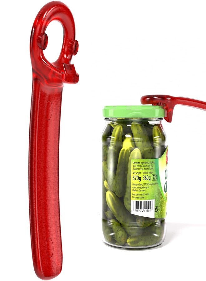 Readaeer 1 Pcs Readaeer Jar Opener for Weak Hand & Seniors with Arthritis (Red) - Image 1