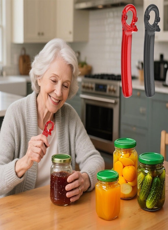 Readaeer 1 Pcs Readaeer Jar Opener for Weak Hand & Seniors with Arthritis (Red) - Image 3