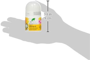 Dr Organic Vitamin E Deodorant Aluminium Free Mens Womens Natural Vegan CrueltyFree Paraben SLSFree Certified Organic 50ml Packaging may vary