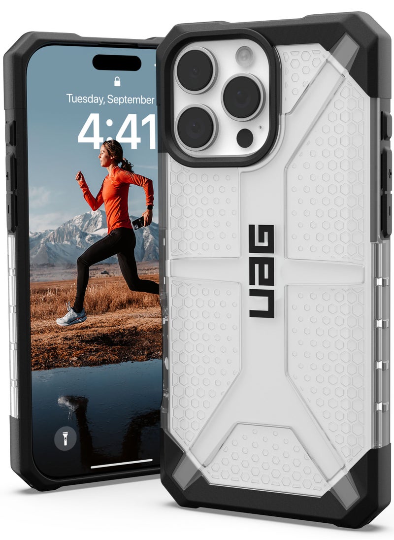 Urban Armor Gear UAG Plasma for iPhone 16 Pro MAX Case Cover [16 Feet Drop tested] - Ice  - Image 1