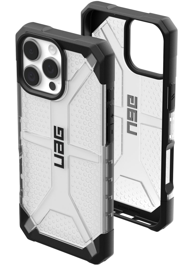 Urban Armor Gear UAG Plasma for iPhone 16 Pro MAX Case Cover [16 Feet Drop tested] - Ice  - Image 3