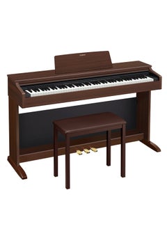 CASIO Celviano AP-270BN Digital Piano - Brown - 88 Keys - AiR Sound Source - 22 Tones - 8W＋8W - Polyphony 192 with Piano Bench  - Image 2