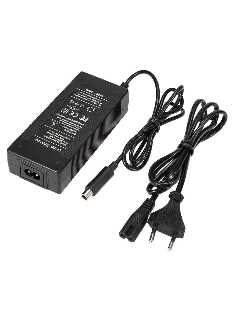 LI-ION Electric Skateboard Battery Charger Power Supply Replacement Charging Adapter for Xiaomi Mijia M365 Electric Scooter – Fast Charging, High-Quality Replacement Adapter, Compact and Portable for Convenient Use, Black - Image 1