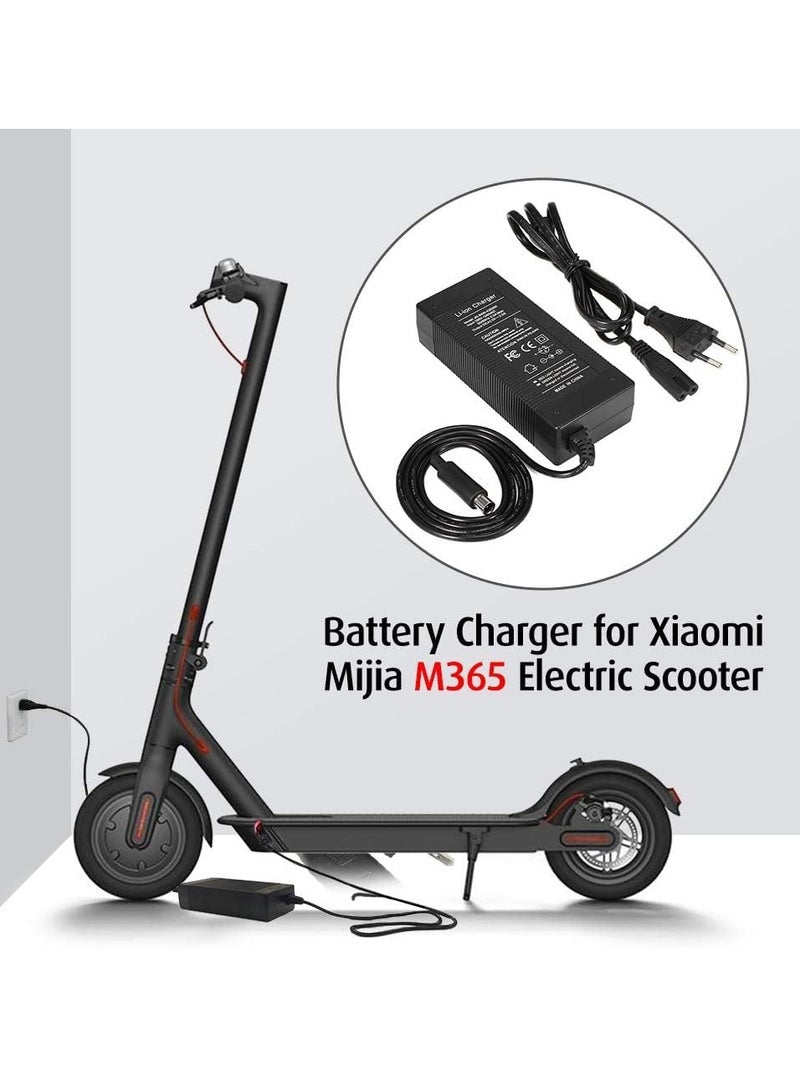 LI-ION Electric Skateboard Battery Charger Power Supply Replacement Charging Adapter for Xiaomi Mijia M365 Electric Scooter – Fast Charging, High-Quality Replacement Adapter, Compact and Portable for Convenient Use, Black - Image 2