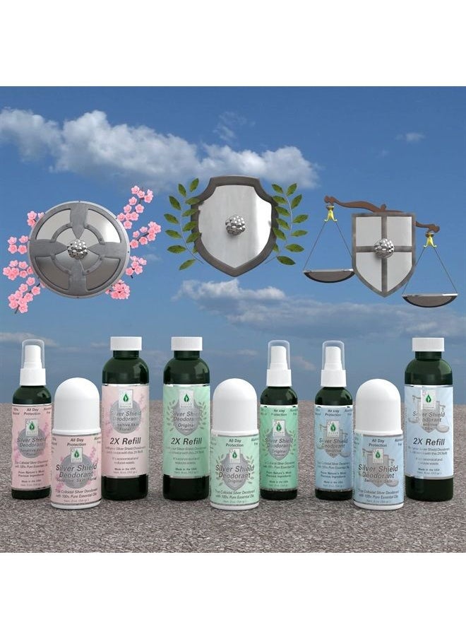 silver botanicals - Silver Shield Deodorant - Sensitive Skin Formula - Floral Scent | All Natural Colloidal Silver Deodorant (Roll-on, 2 oz.) - Image 1