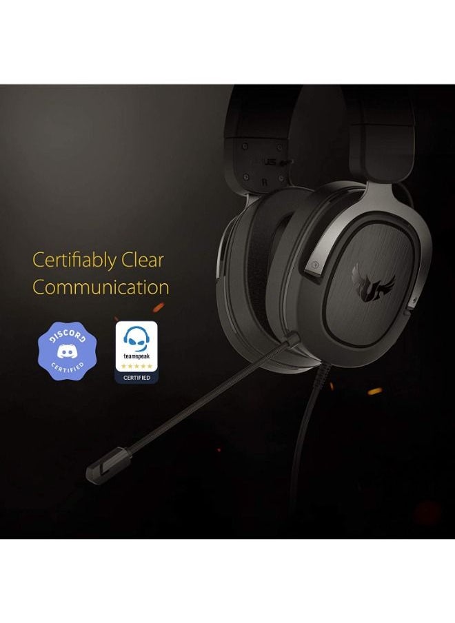 ASUS - TUF H3 Wired Gaming Headset 7.1 Surround Sound-Black - Image 1