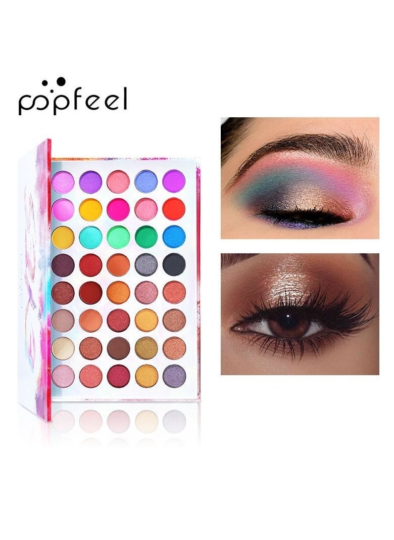 popfeel طقم مكياج شامل متعدد الاستخدامات مجموعة مكياج مصممة احترافيًا للنساء طقم مكياج كامل ضروري لمبتدئين ومهنيين 26 قطعة - Image 5