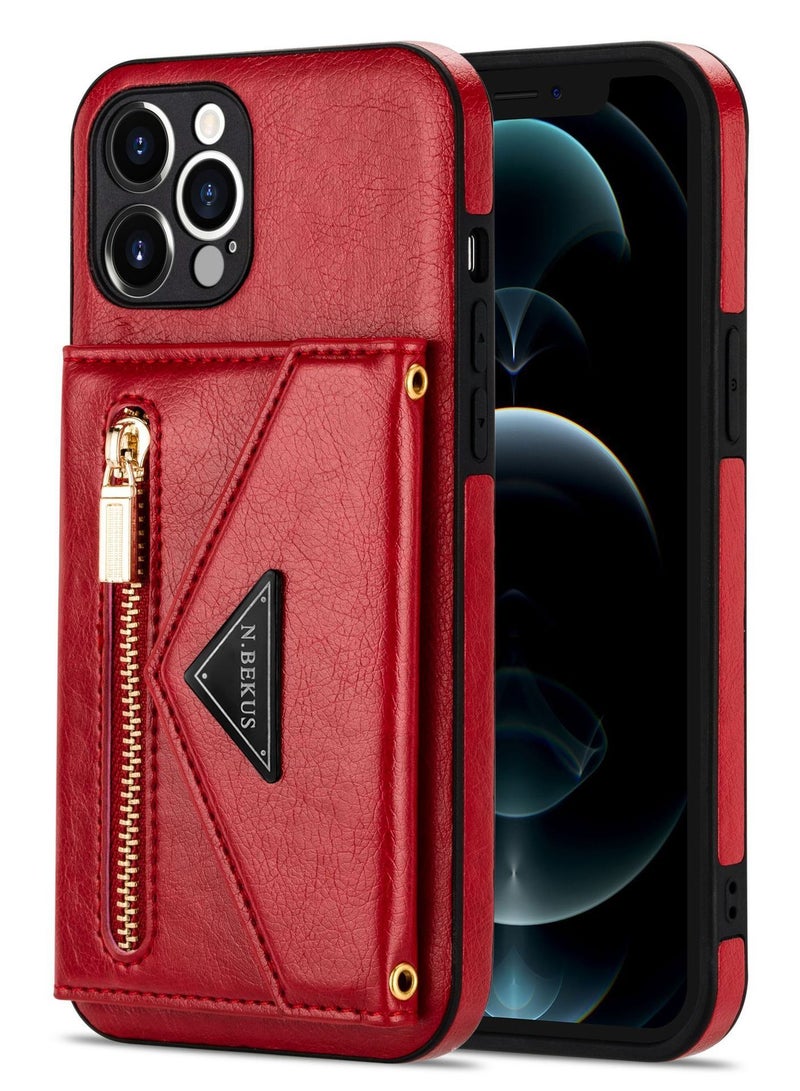 Loquat Suitable for iPhone mobile phone leather case card lanyard protective sleeve creative mobile phone shell new - Image 1