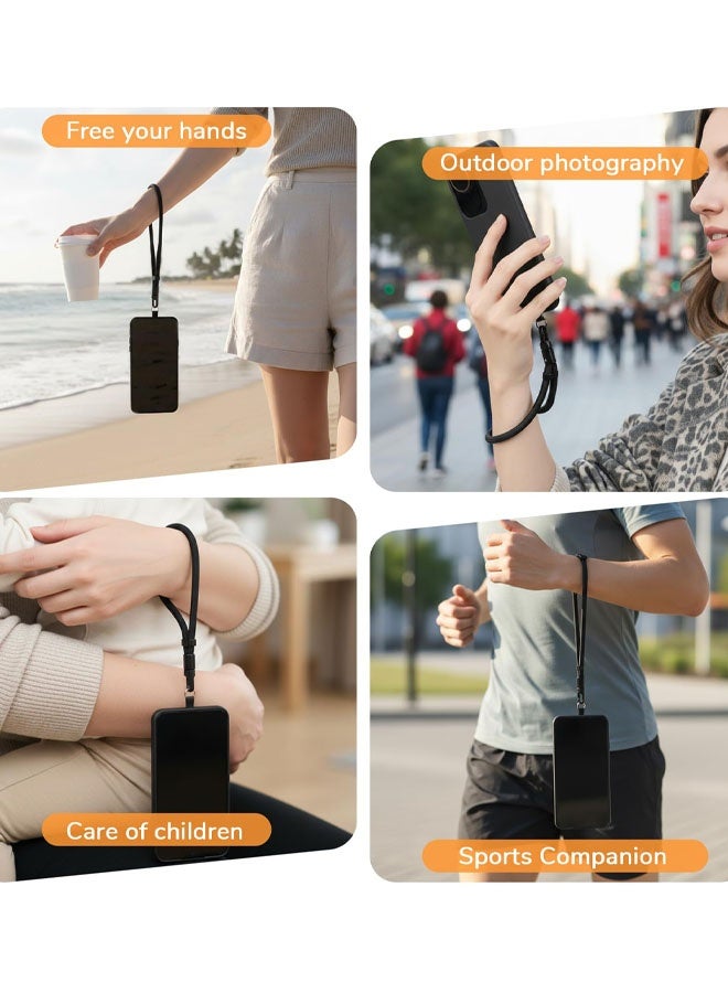 2 Pack Phone Wrist Strap Anti-Theft, Adjustable Hand Wrist Phone Lanyard With 360° Rotating Hook And Tether Tabs, Cellphone Wristlet Strap For iPhone, Most Smartphones - Image 5