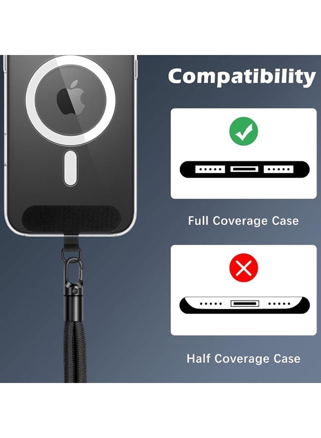 2 Pack Phone Wrist Strap Anti-Theft, Adjustable Hand Wrist Phone Lanyard With 360° Rotating Hook And Tether Tabs, Cellphone Wristlet Strap For iPhone, Most Smartphones - Image 3