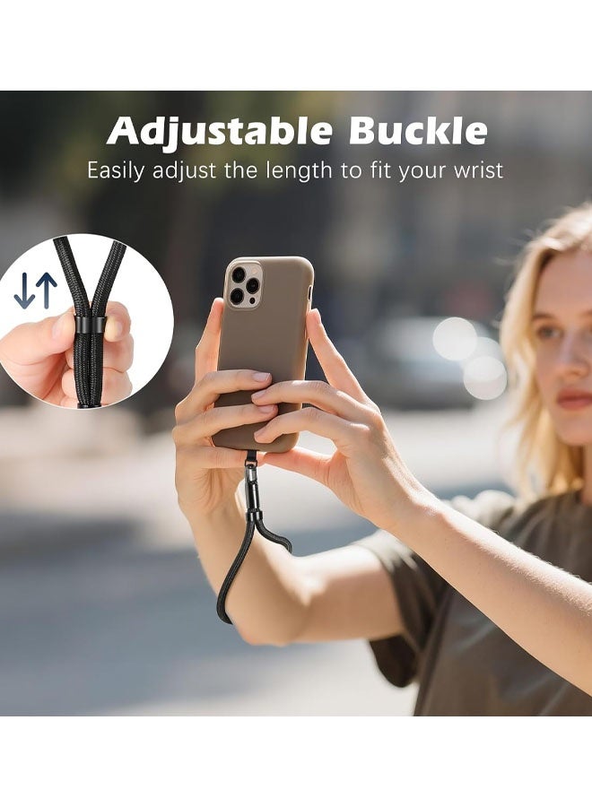 2 Pack Phone Wrist Strap Anti-Theft, Adjustable Hand Wrist Phone Lanyard With 360° Rotating Hook And Tether Tabs, Cellphone Wristlet Strap For iPhone, Most Smartphones - Image 4