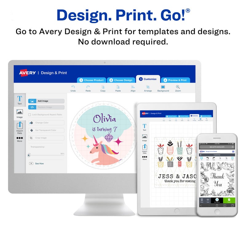 Avery 5450 Removable Print or Write Labels, 3 x 5 - White (Pack of 40) - Image 5