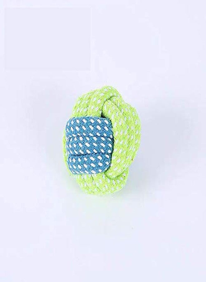 Sunglow Dog Toy Interactive Chewing Rope Ball Toys Natural Cotton Washable Durable Tug of War for Small Medium Dogs Puppies Training Playing Teeth Cleaning (Drop Ball) - Image 4