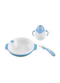Nuvita Weaning Set Warmplate, Silicone Spoon, Training Cup - 6+ Months  - Image 1