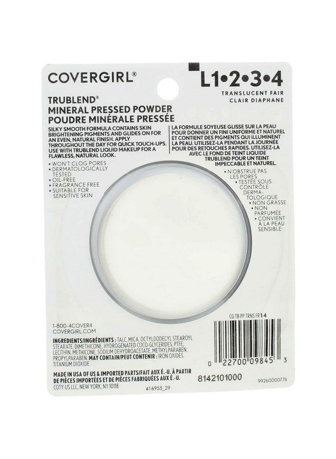 كفر جيرل بودرة مضغوطة تروبليند من كوفر جيرل، شفافة، درجة فاتحة 1، عبوة 0.39 أونصة (عبوة من قطعتين) - Image 3