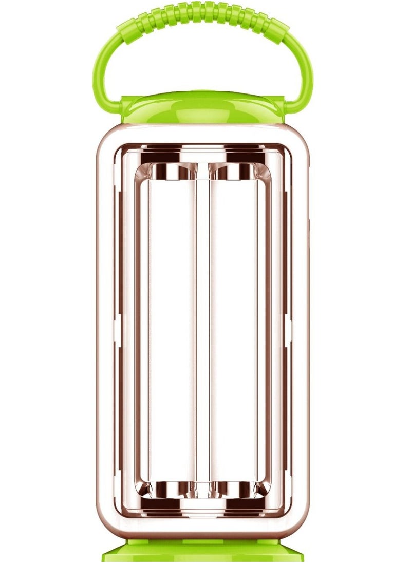 SONASHI Solar Rechargeable LED Lantern with BuiltIn Battery  Featured with Charging Indicator and Portable Handle  Solar Lights  Up to 4 Hours Working Time  Best for Indoors and Hiking SEL-705N Green  - Image 1