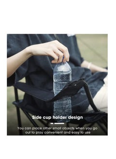 ARNOTEC Portable Camping Chairs Enjoy the Outdoors with a Versatile Folding Chair, Sports Chair, Outdoor Chair & Lawn Chair, Dark Blue  - Image 4