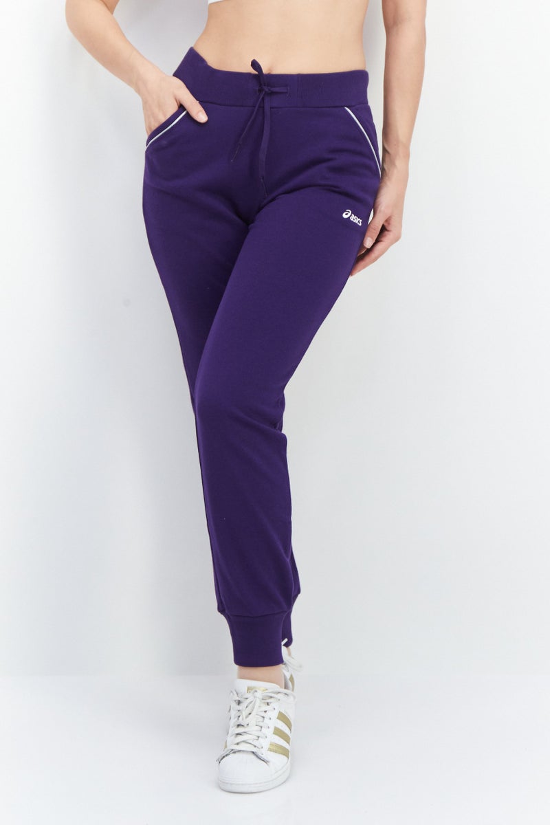 asics Women Sportswear Fit Training Sweatpants, Purple - Image 1