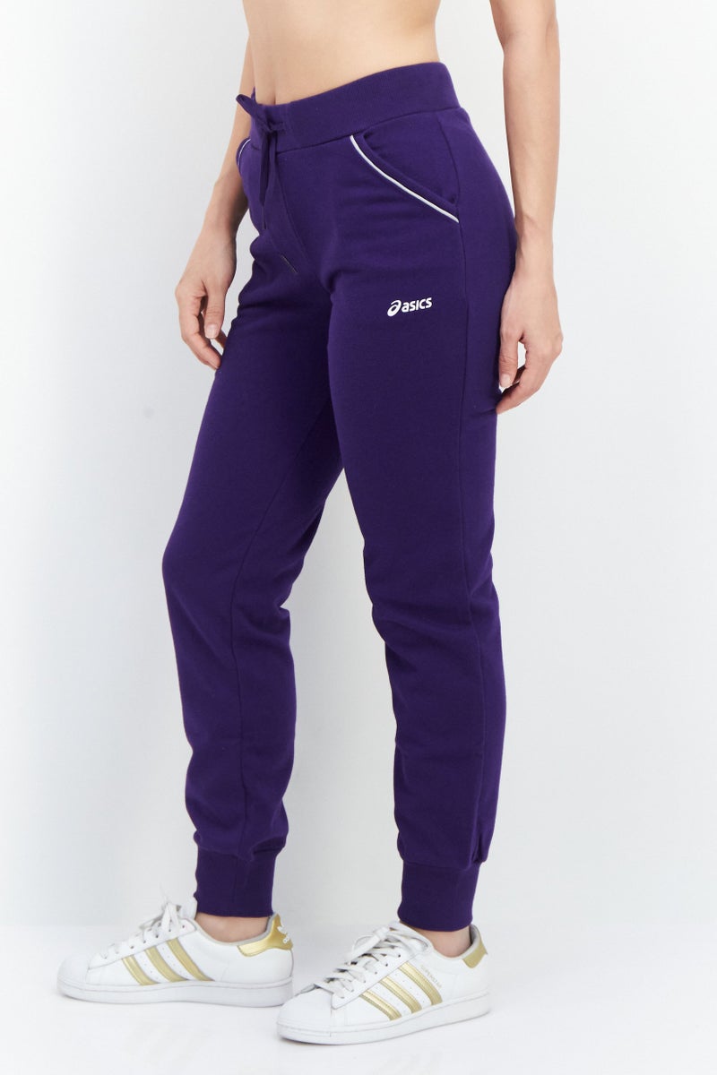 asics Women Sportswear Fit Training Sweatpants, Purple - Image 4