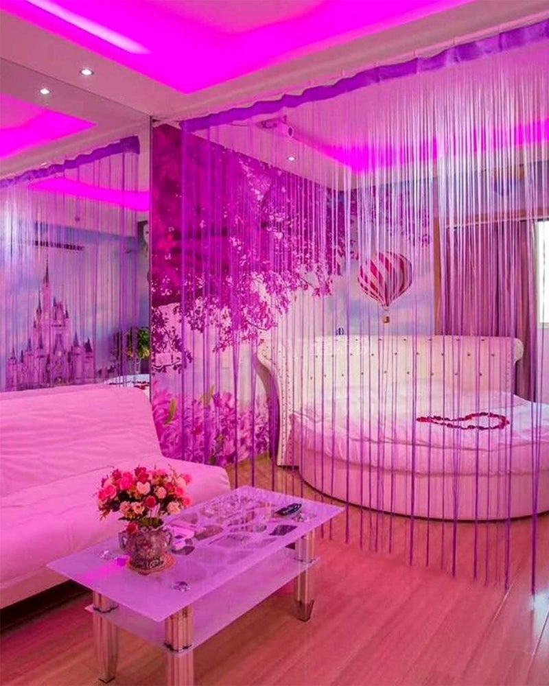 YM EBright Pink Led Neon Strip Lights 12V Indoor Outdoor Rope Silicone 16.4Ft 600SMD Waterproof Flexible for Signboard Kitchen Bedroom Bar Home Building Party Events Decoration(No Power Adapter) - Image 4