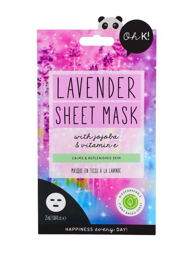 Oh K Lavender Relaxing Facial Sheet Mask – Calming, Hydrating, and Skin-Soothing Sheet Mask for Stress Relief and Nighttime Skincare - Image 2