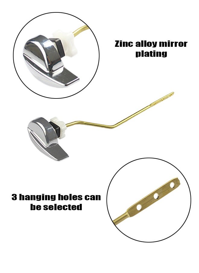 Generic - Toilet Tank Flush Lever Replacement, Flush Tank Lever Compatible with TOTO THU068#CP Trip Lever for St743S, St454E, Side Mount Toilet Tank Lever in Polished Chrome - Image 1