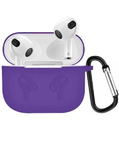 Silicone Protective Case Cover For Apple Airpods 3 3rd Generation Purple