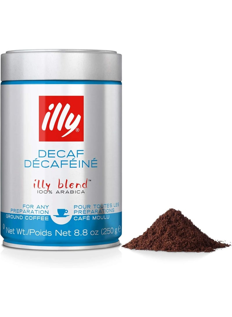Illy lly Ground Coffee Espresso Decaffeinated can 250 gr - Image 2