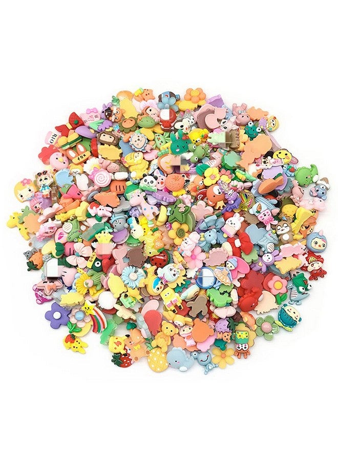 GBSTORE 50 Pcs Mixed Flat Back Resin Slime Charms Embellishments For Scrapbooking Hair Clip Cell Phone Case Easter Diy Craft Making Decorate - Image 1