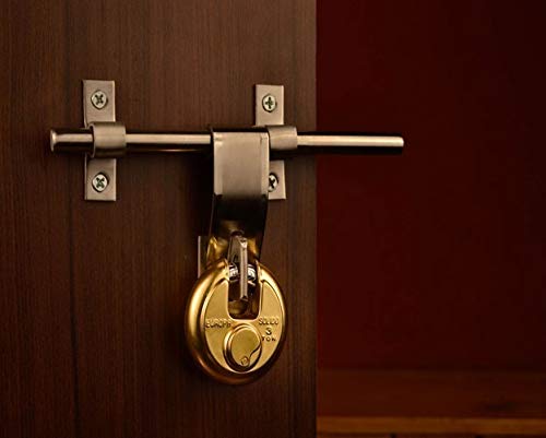 EUROPA Europa P370BI Brass Matte Finish 70 mm AntiBurglary Insurance 12 mm Hard Shackle 3 Keys BM Disk Padlock with 11 Pin Dimple and 1 Light Key  - Image 2