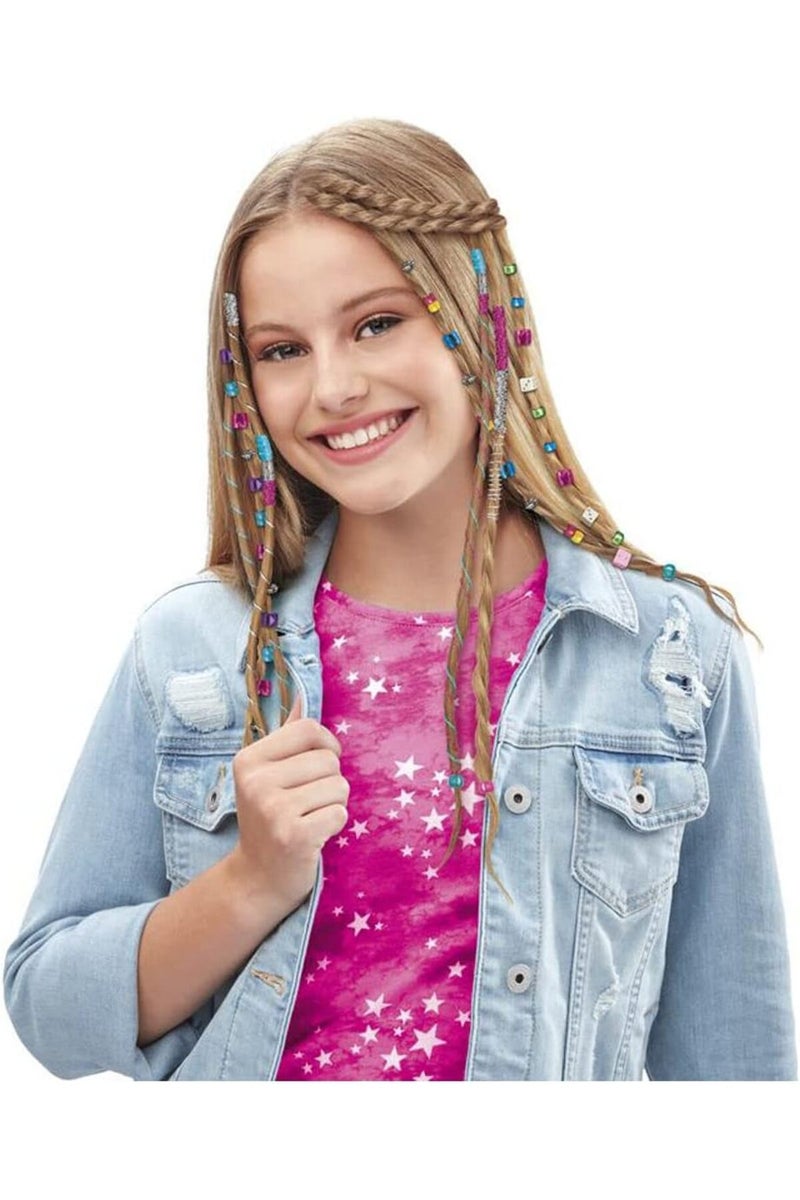 CrazArt Cra-Z-Art Shimmer N Sparkle Deluxe Styler Braid, Bead & Twist Hair Braiding Machine for Kids - Image 5