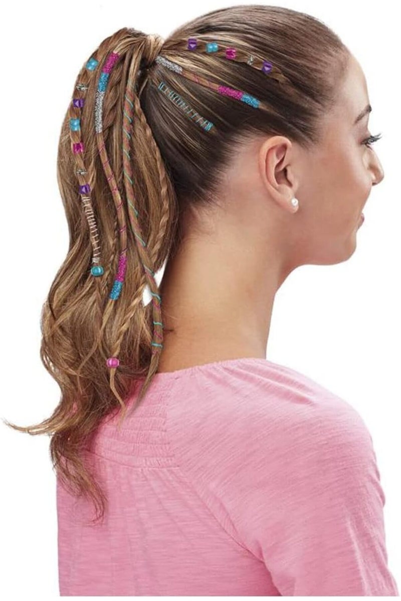 CrazArt Cra-Z-Art Shimmer N Sparkle Deluxe Styler Braid, Bead & Twist Hair Braiding Machine for Kids - Image 2