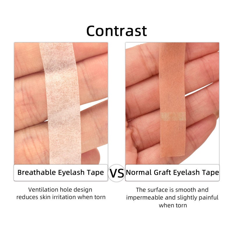 Eyelash Grafting Adhesive Tape: 30Pcs 1.2cm x 4.3m Breathable Non-Woven - Easy Tearing Gentle Removal Tape for Home Beauty Salons & Eyelash Extension Professionals - Image 4