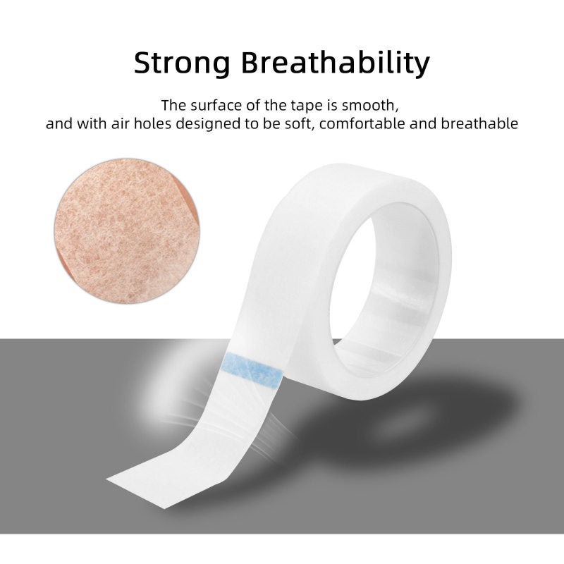 Eyelash Grafting Adhesive Tape: 30Pcs 1.2cm x 4.3m Breathable Non-Woven - Easy Tearing Gentle Removal Tape for Home Beauty Salons & Eyelash Extension Professionals - Image 2