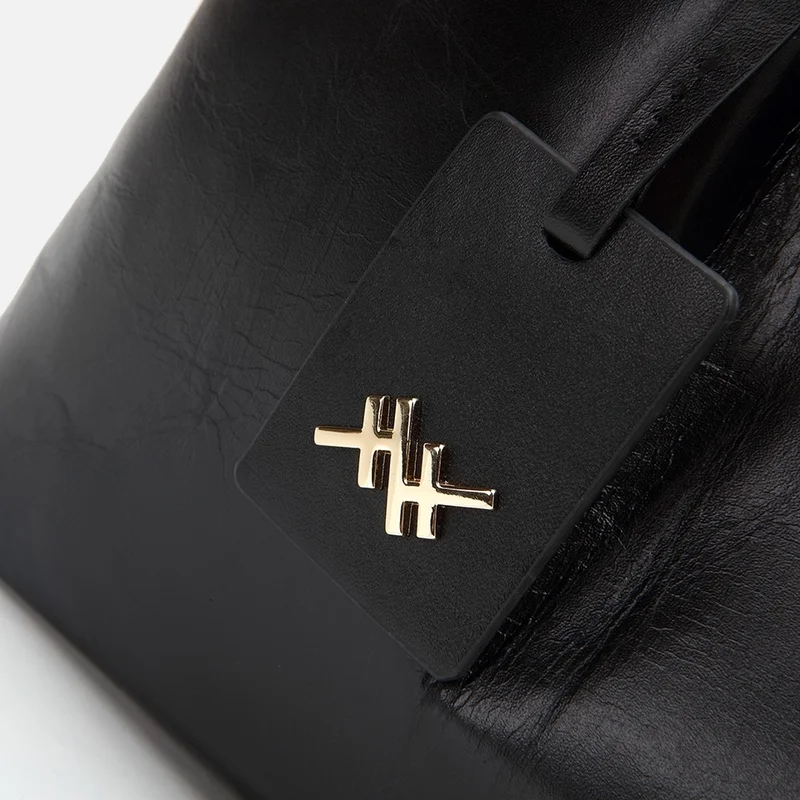 Hotiç 03CAH303450A100 GENUINE Leather Black Women's Bag