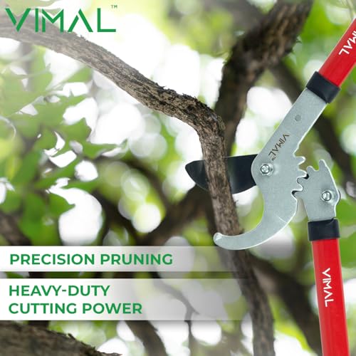 Vimal Professional Bypass Lopper With Lightweight Durable Handle Compound Action, Chops Thick Branches with Ease, Garden tools for home gardening - Tree prunning Tools - Image 4