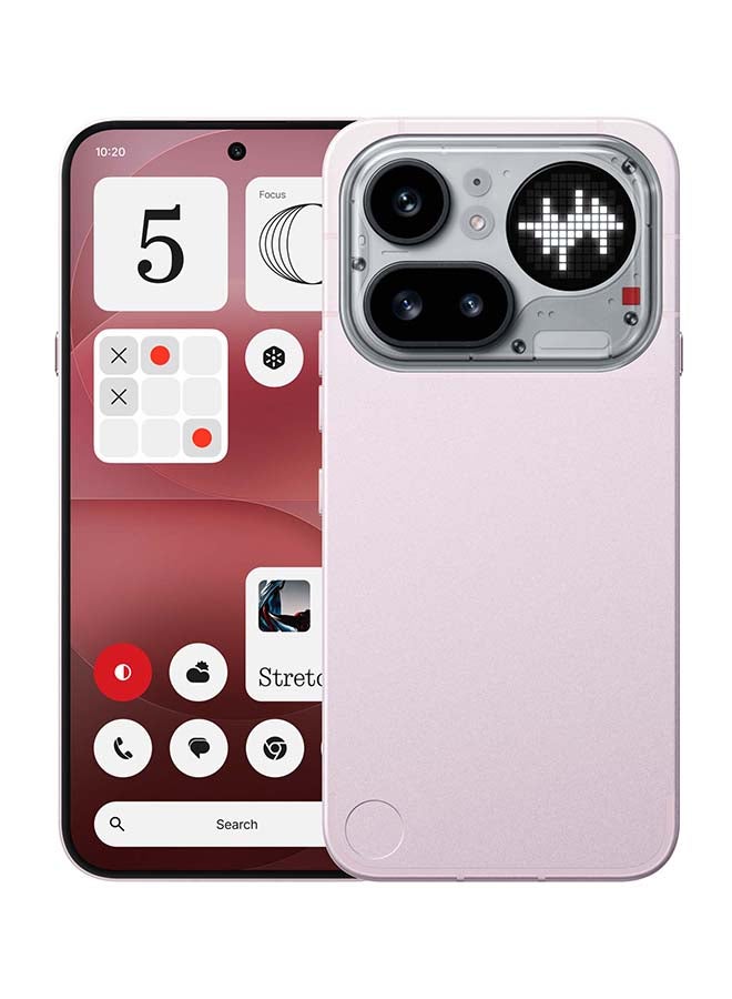 Nothing Phone (4a) Pro Dual SIM 5G Pink 12GB RAM 256GB - Middle East Version - Image 1