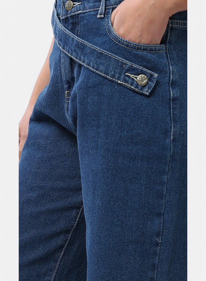 RAVIN Wide Leg Jeans with Decorative Belt  - Image 4
