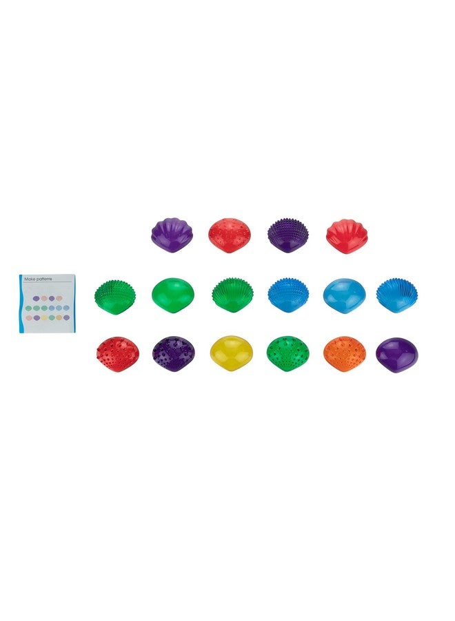 edxeducation Tactile Shells Translucent 6 Textures And Colors Ages 18M+ Explore Stem Concepts Via Light Panels And Sensory Bins Multicolor Set Of 36  - Image 5