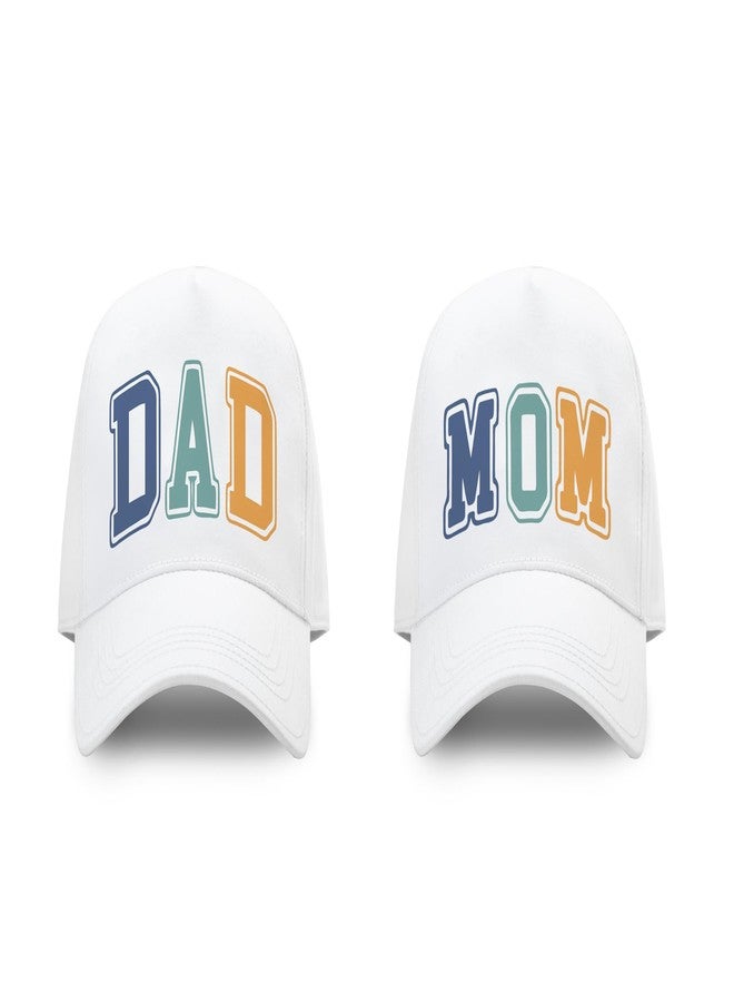 AICA Mom and Dad Cotton Cap Hat - Adjustable Size, 2pcs | Pregnancy Maternity Announcement Reveal Mom Dad to be Gifts Photo Shoot Props Ideas - Image 5