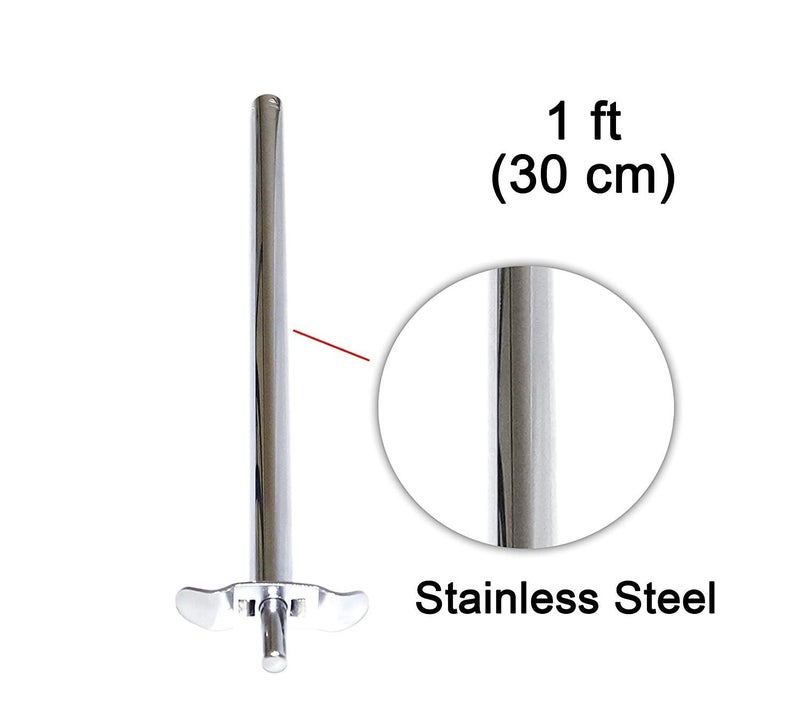 TULMAN 2 Pack 1 Feet Stainless Steel Long Spark Lighter for Kitchen Stove with Hanging Stand-Silver - Image 3