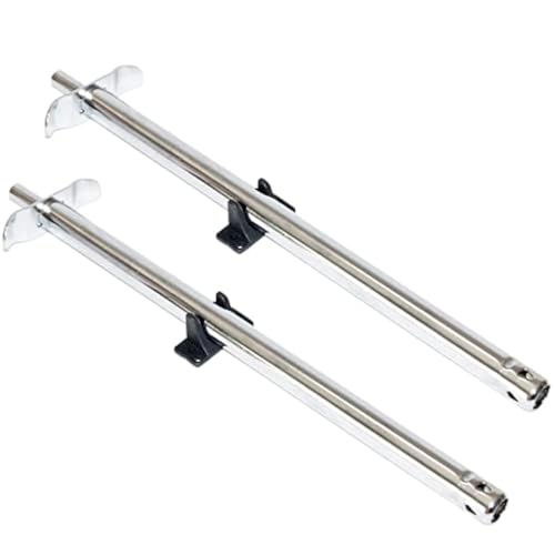 TULMAN 2 Pack 1 Feet Stainless Steel Long Spark Lighter for Kitchen Stove with Hanging Stand-Silver - Image 1